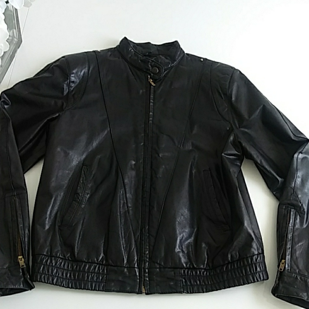 Vintage Avant Garde Leather moto jacket 9/10